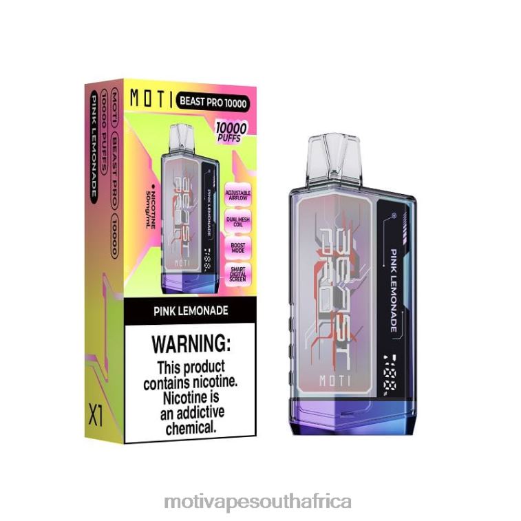 Moti Vape Pods South Africa | MOTI Beast Pro Disposable Vape (5%, 10000 Puffs) Grape Ice VHR2D45