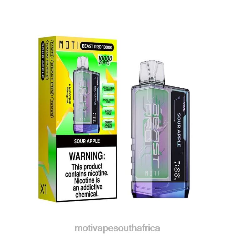 Moti Vape Pods South Africa | MOTI Beast Pro Disposable Vape (5%, 10000 Puffs) Grape Ice VHR2D45