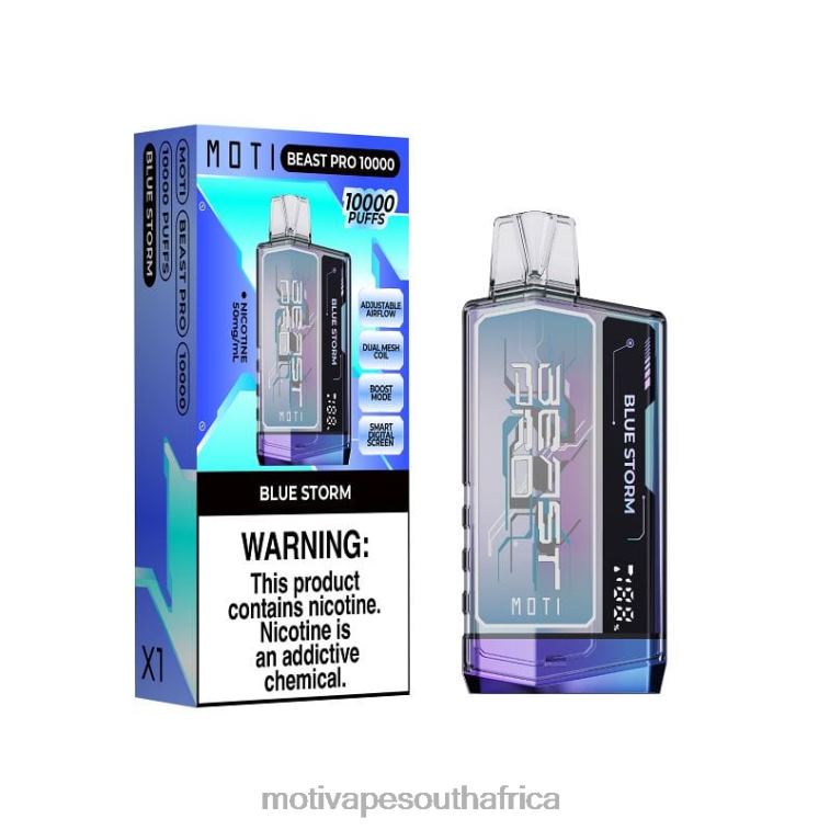 Moti Vape Pods South Africa | MOTI Beast Pro Disposable Vape (5%, 10000 Puffs) Grape Ice VHR2D45