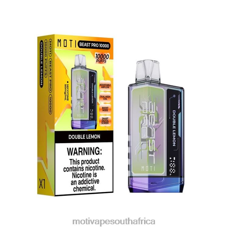 Moti Vape Pods South Africa | MOTI Beast Pro Disposable Vape (5%, 10000 Puffs) Grape Ice VHR2D45