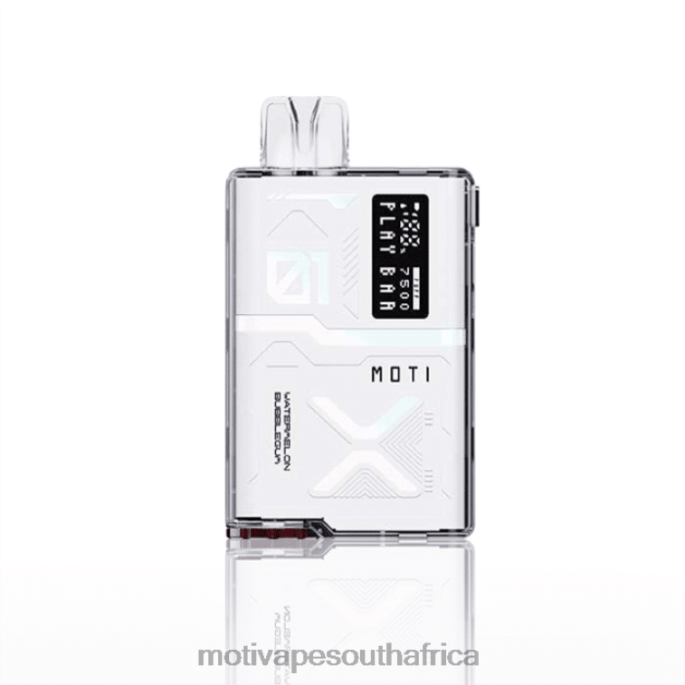 Moti Vape Price | MOTI Play Bar 7500 Disposable Vape (5%, 7500 Puffs) Watermelon Bubblegum VHR2D53