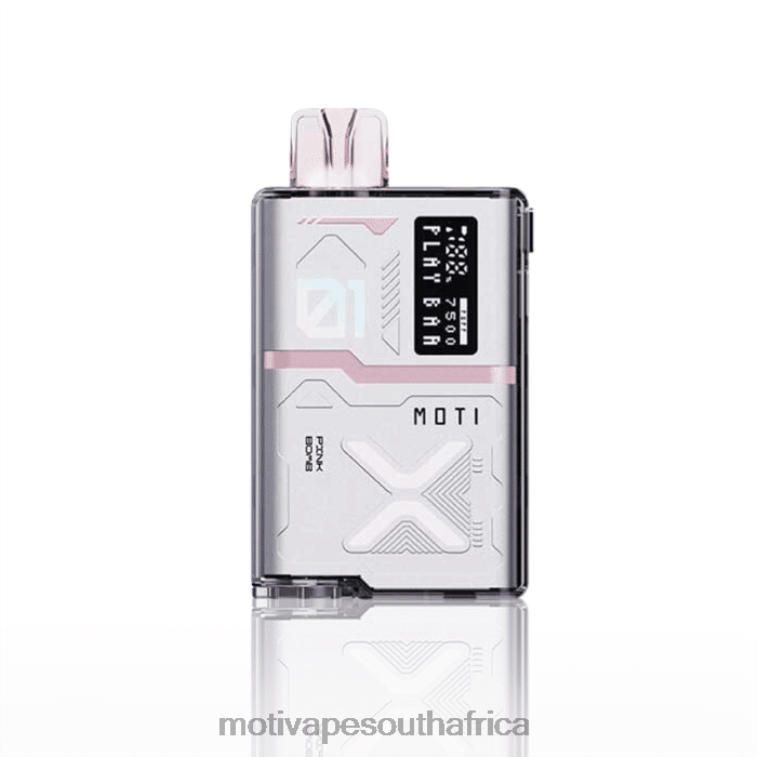 Moti Vape Review | MOTI Play Bar 7500 Disposable Vape (5%, 7500 Puffs) Pink Bomb VHR2D58