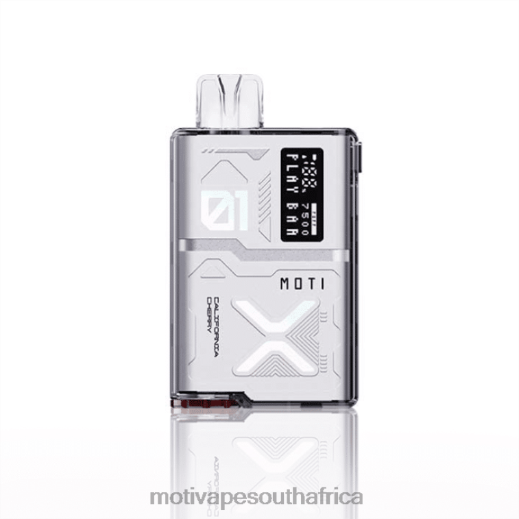 Moti Vape South Africa | MOTI Play Bar 7500 Disposable Vape (5%, 7500 Puffs) California Cherry VHR2D61