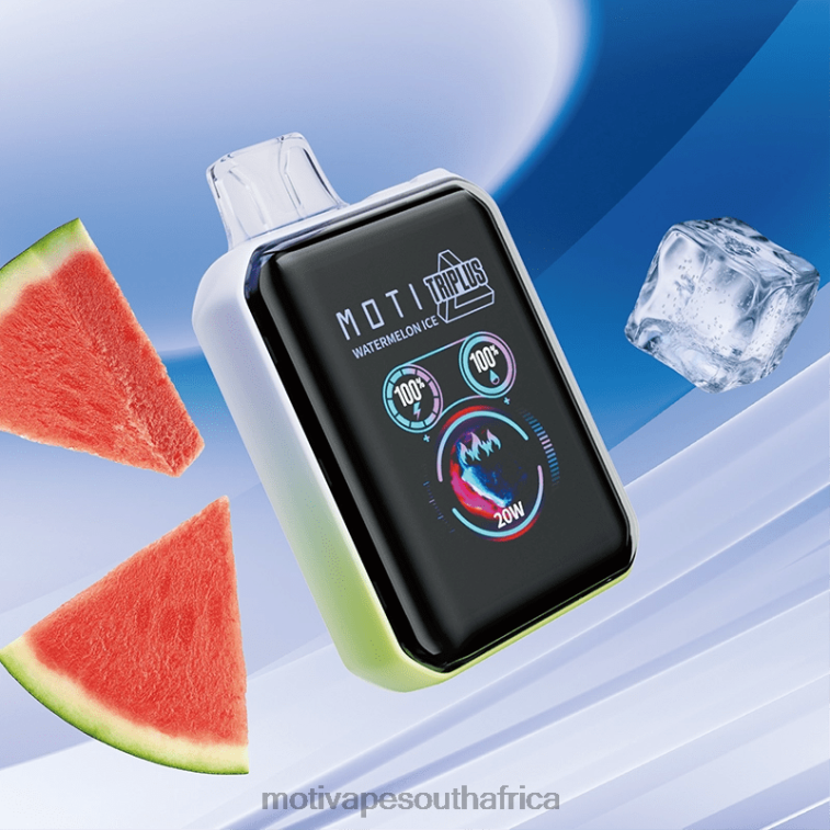 Moti Vape Amazon | MOTI Triplus 20K Disposable Vape (5%, 20000 Puffs) Watermelon Ice VHR2D10