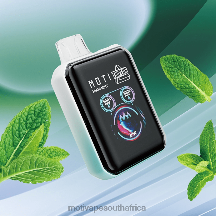 Moti Vape Pods South Africa | MOTI Triplus 20K Disposable Vape (5%, 20000 Puffs) Miami Mint VHR2D5