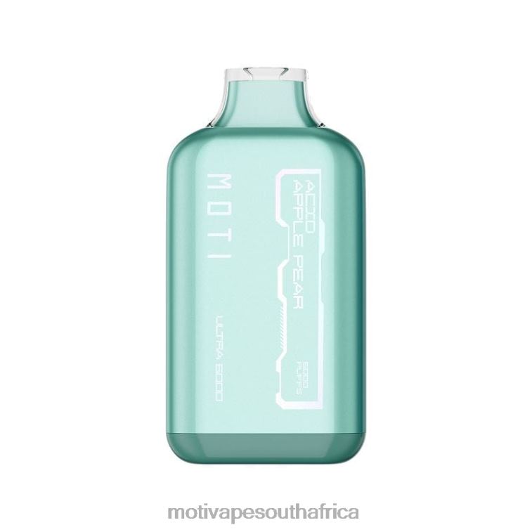 Moti Vape Cape Town | MOTI Ultra Disposable Vape (5%, 6000 Puffs) Green Apple Pear VHR2D32