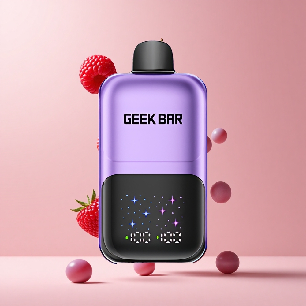 Grape Raspberry GEEK BAR 2GO 50K Puffs Dual Tank 20mL