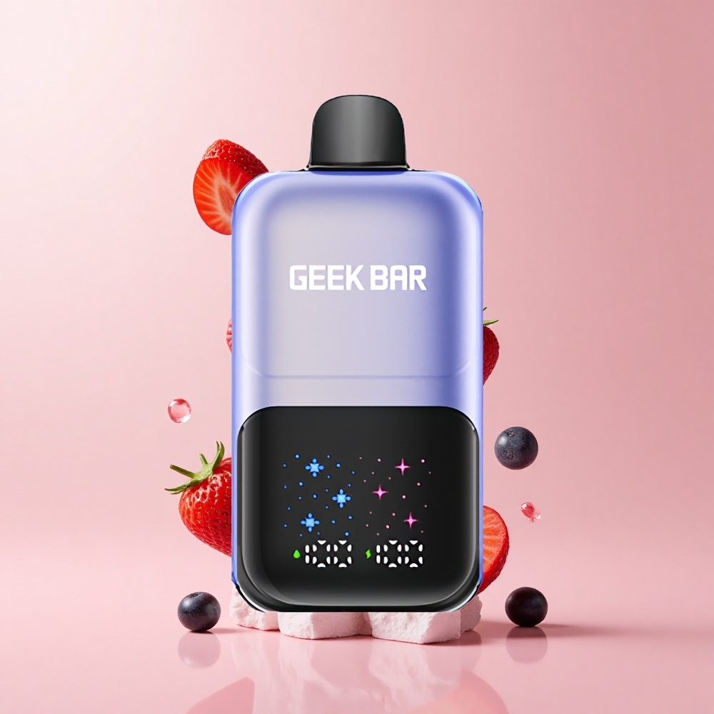 Mixed Berries Ice GEEK BAR 2GO 50000 Puffs Dual Tank Rechargeable
