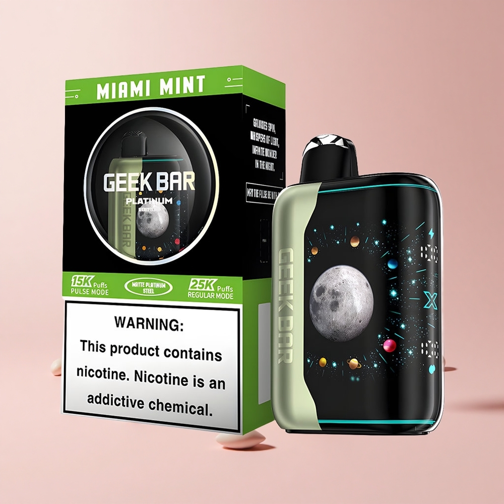 Miami Mint GEEK BAR Platinum 25000 Puffs Dual Mesh USB-C