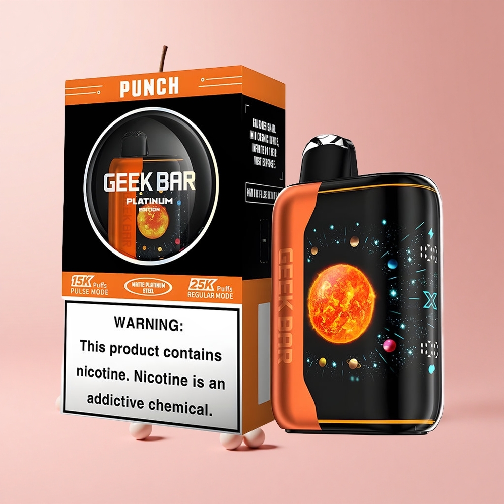 Platinum Punch GEEK BAR Platinum 25000 Puffs Dual Mesh USB-C