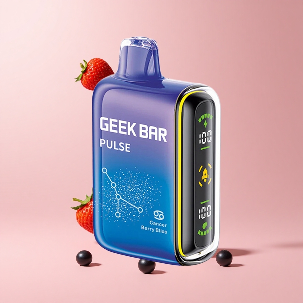 Blue Razz GEEK BAR Pulse 15000 Puffs 16ML 5% Nicotine USB-C Airflow