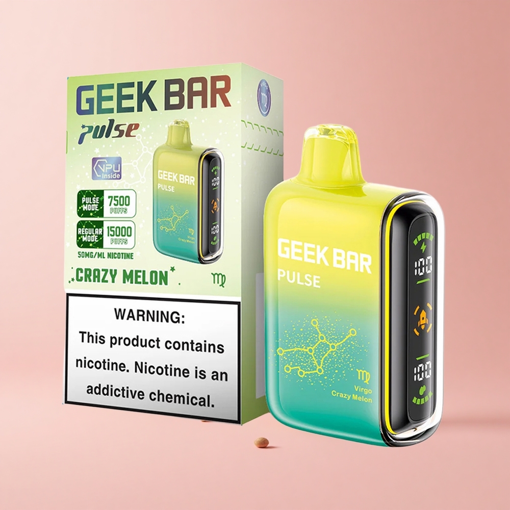 Blue Razz GEEK BAR Pulse 15000 Puffs 16ML 5% Nicotine USB-C Airflow