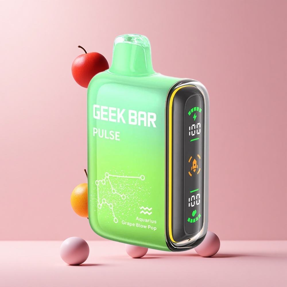 Blue Razz GEEK BAR Pulse 15000 Puffs 16ML 5% Nicotine USB-C Airflow