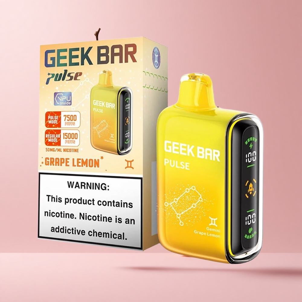 Blue Razz GEEK BAR Pulse 15000 Puffs 16ML 5% Nicotine USB-C Airflow