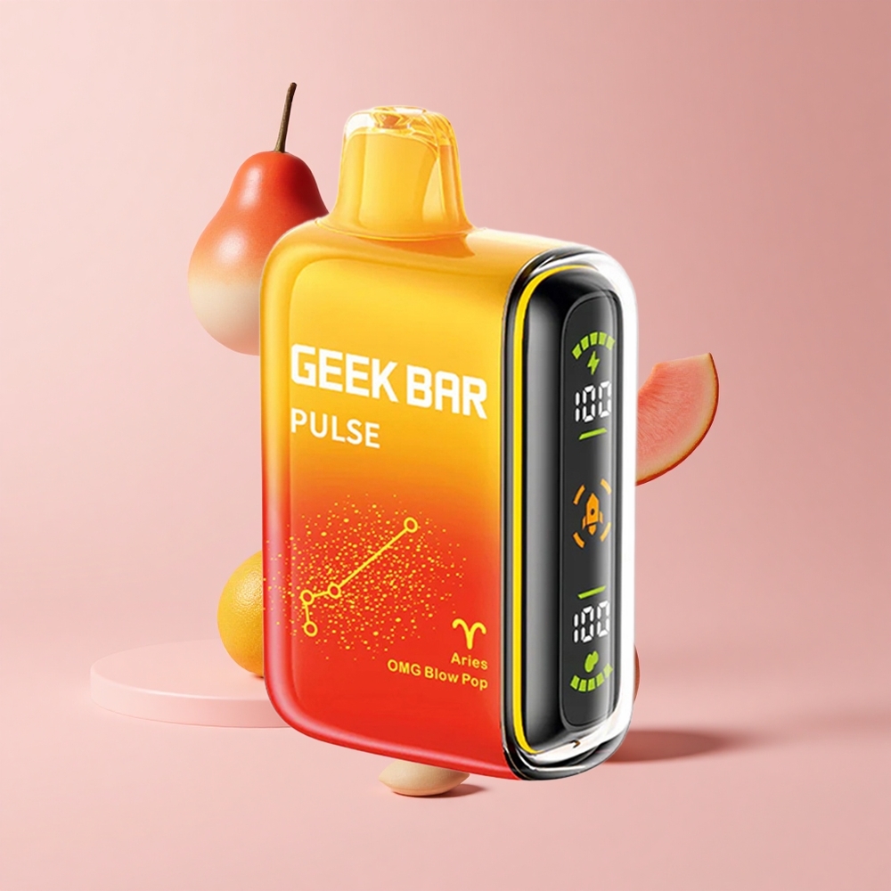 Blue Razz GEEK BAR Pulse 15000 Puffs 16ML 5% Nicotine USB-C Airflow