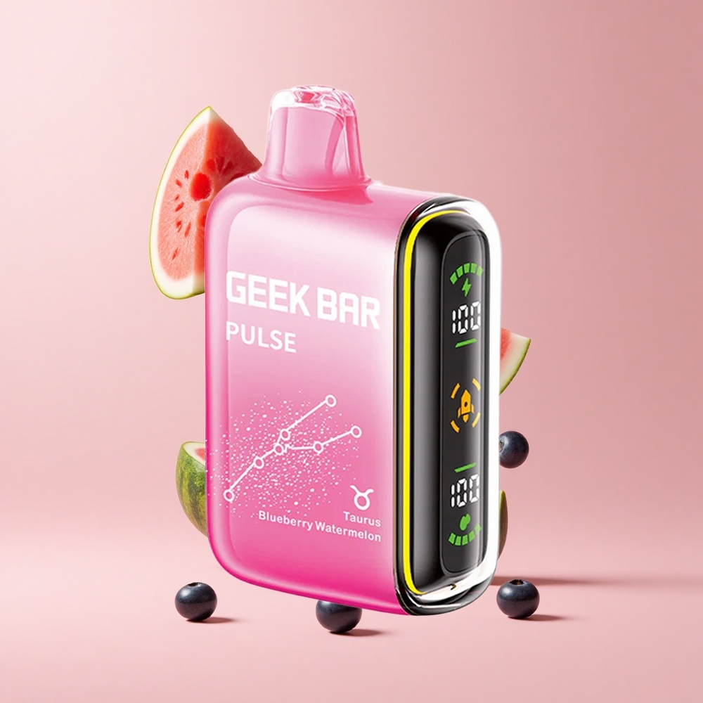 Blue Razz GEEK BAR Pulse 15000 Puffs 16ML 5% Nicotine USB-C Airflow