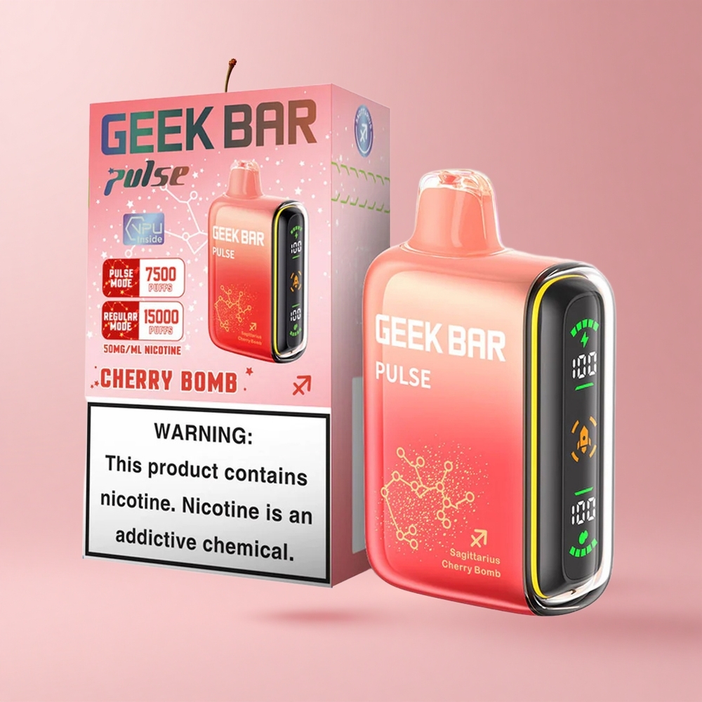 Blue Razz GEEK BAR Pulse 15000 Puffs 16ML 5% Nicotine USB-C Airflow