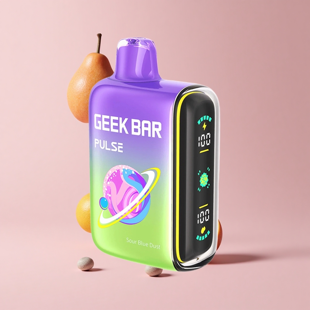 Sour GEEK BAR Pulse 15000 Puffs 16ML 5% Nicotine Airflow Disposable Vape