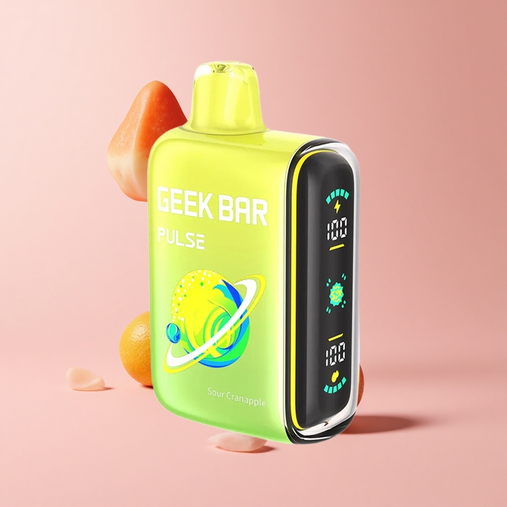 Sour GEEK BAR Pulse 15000 Puffs 16ML 5% Nicotine Airflow Disposable Vape