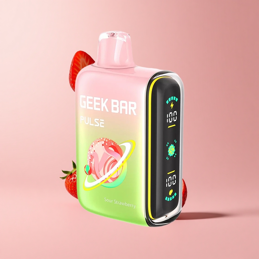 Sour GEEK BAR Pulse 15000 Puffs 16ML 5% Nicotine Airflow Disposable Vape