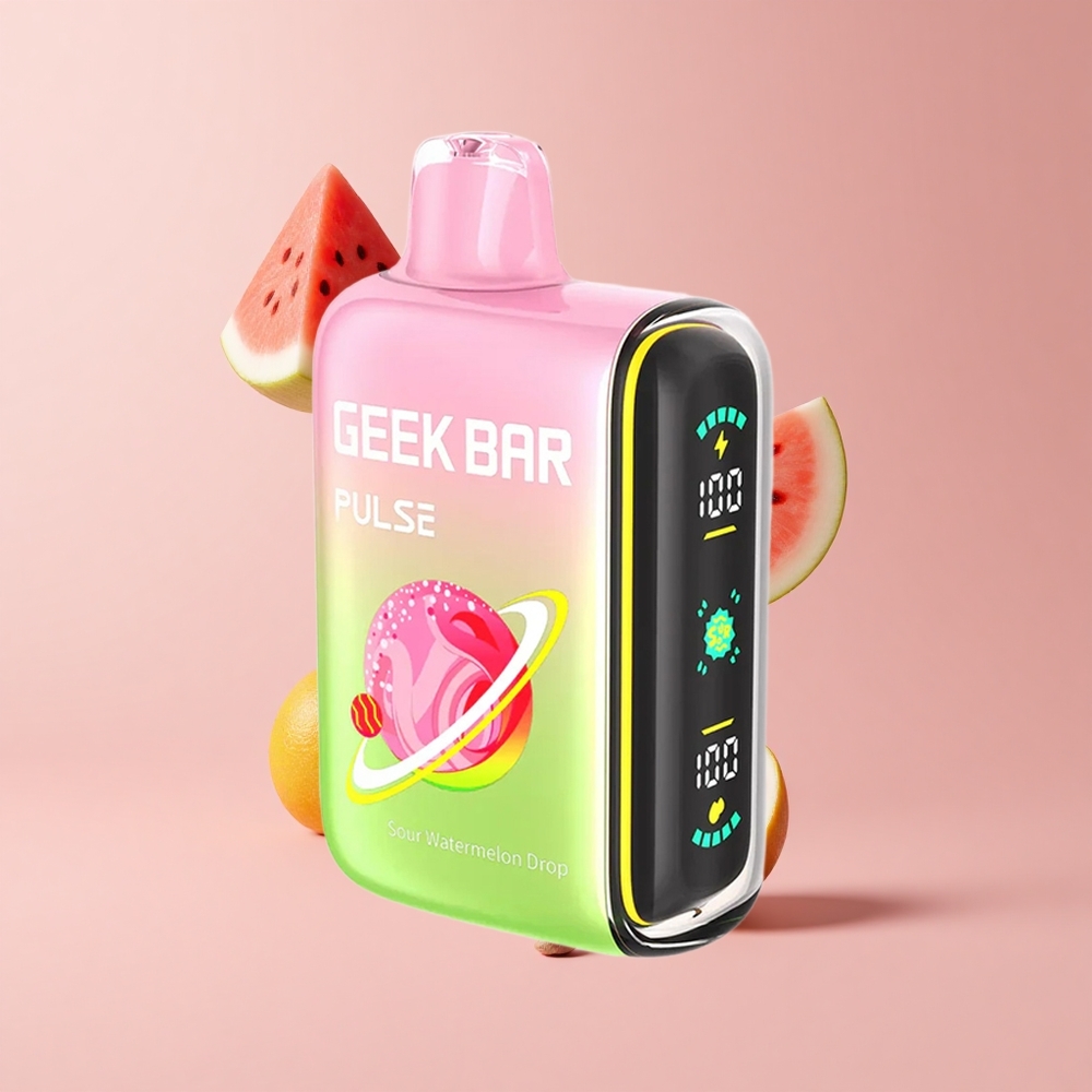 Sour GEEK BAR Pulse 15000 Puffs 16ML 5% Nicotine Airflow Disposable Vape