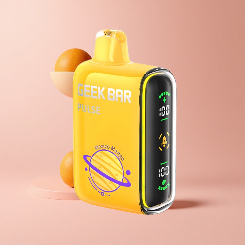 Strawberry Ice Geek Bar Pulse 15000 Puffs 16ML 5% Nicotine Airflow USB-C