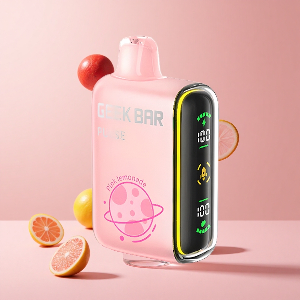 Strawberry Ice Geek Bar Pulse 15000 Puffs 16ML 5% Nicotine Airflow USB-C
