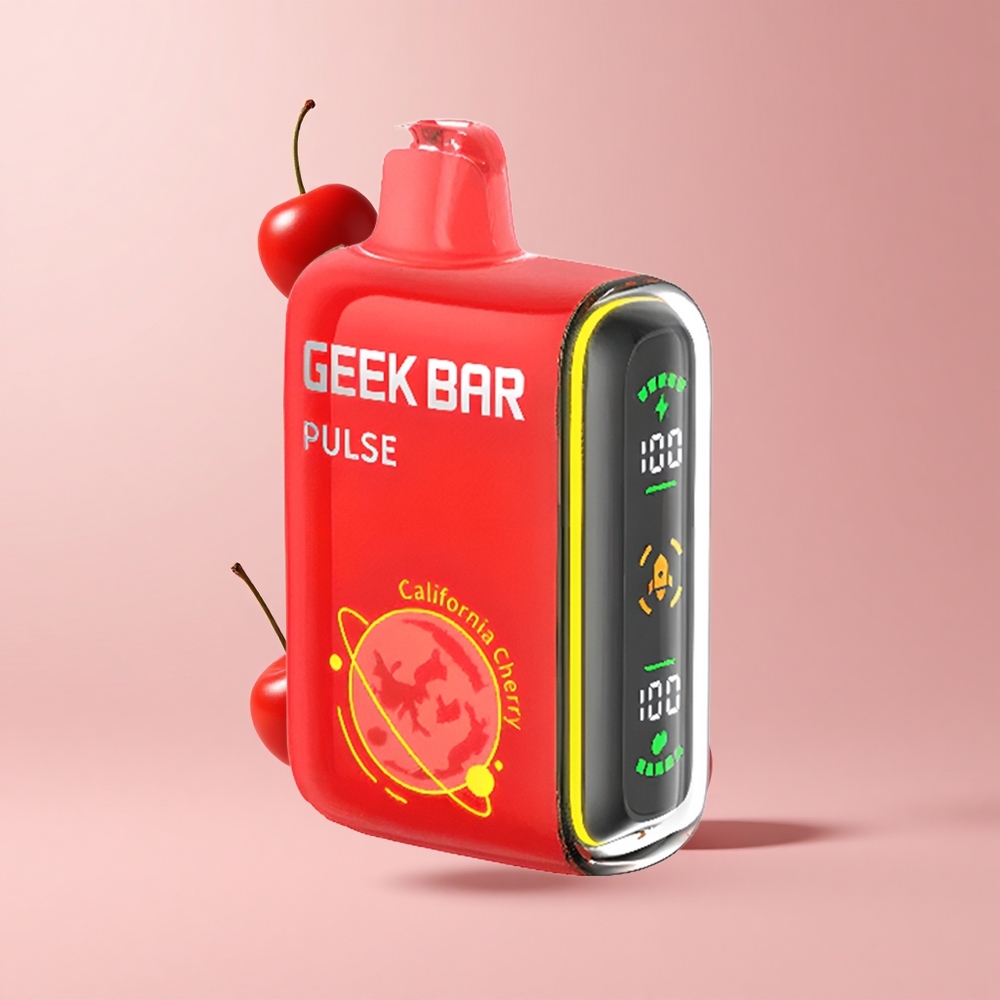 Strawberry Ice Geek Bar Pulse 15000 Puffs 16ML 5% Nicotine Airflow USB-C