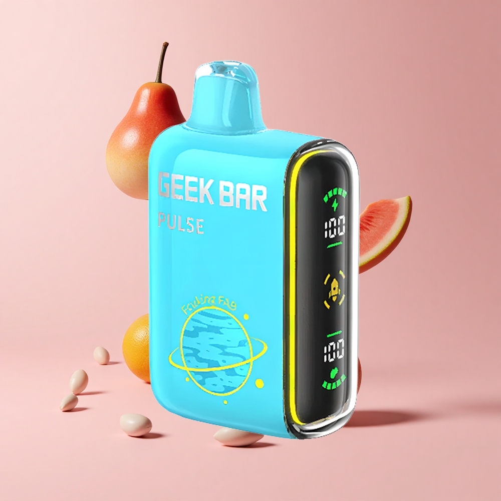 Strawberry Ice Geek Bar Pulse 15000 Puffs 16ML 5% Nicotine Airflow USB-C