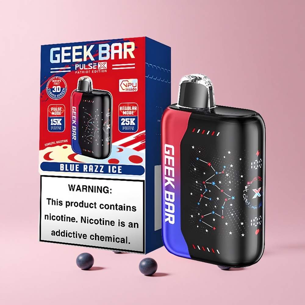 Patriot Geek Bar Pulse X 25000 Puffs 18mL Dual Mesh Coil