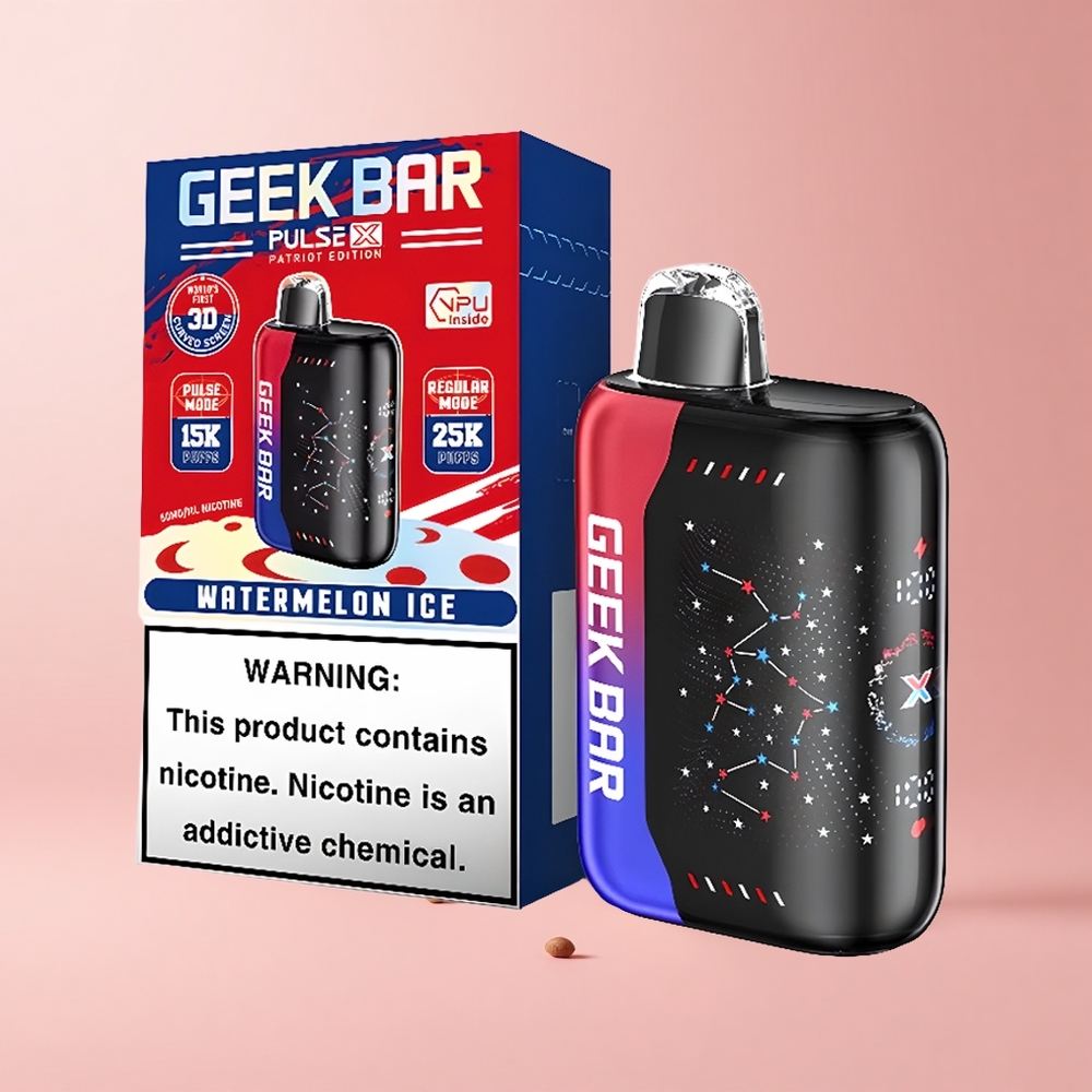 Patriot Geek Bar Pulse X 25000 Puffs 18mL Dual Mesh Coil