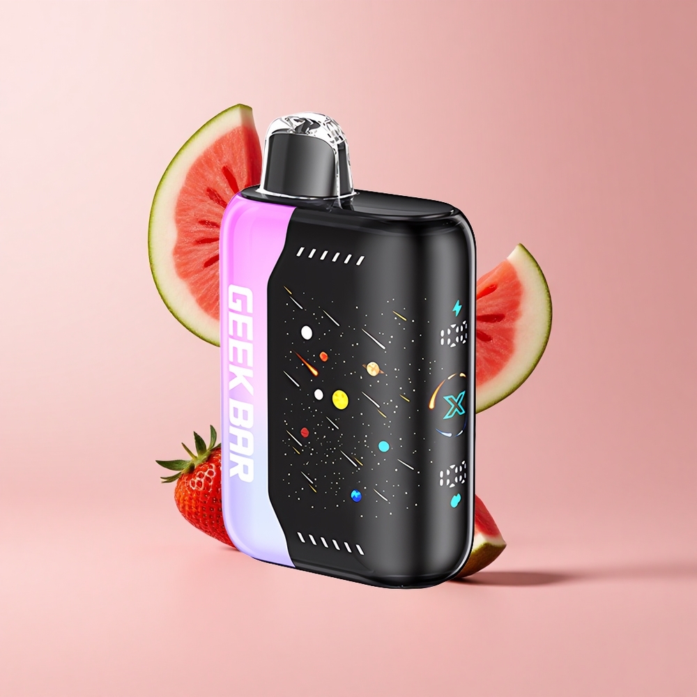 Strawberry Watermelon GEEK BAR Pulse X 42K Puffs 820mAh Dual Mesh