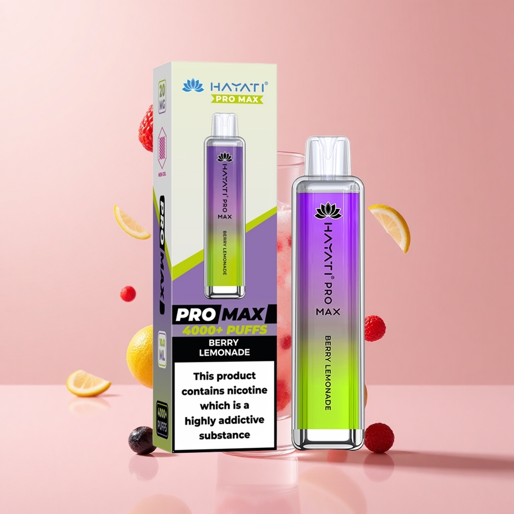 Berry Lemonade Hayati Pro Max 4000 Puffs Rechargeable Mesh Disposable Vape