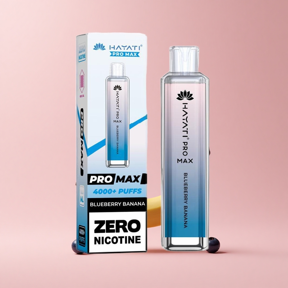 Blueberry Banana Hayati Pro Max 4000 Puffs Dual Mesh Rechargeable