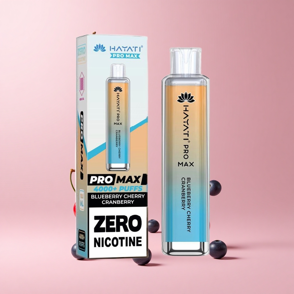 Blueberry Cherry Cranberry Hayati Pro Max 4000 Puffs 1400mAh Rechargeable