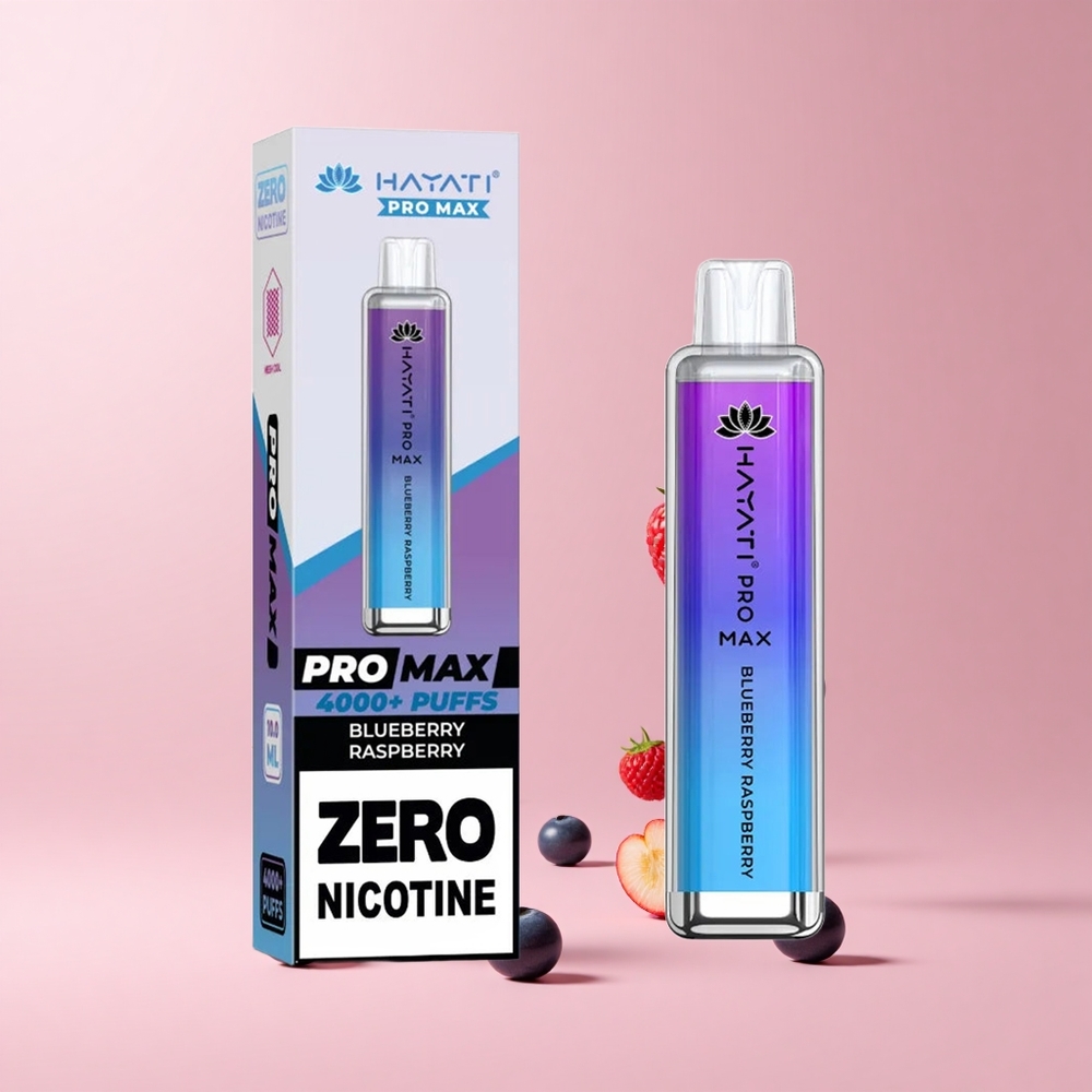 Blueberry Raspberry Hayati Pro Max 4000 Puffs Rechargeable Disposable Vape