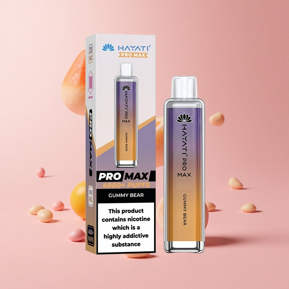 Gummy Bear Hayati Pro Max 4000 Puffs Rechargeable TPD-Compliant