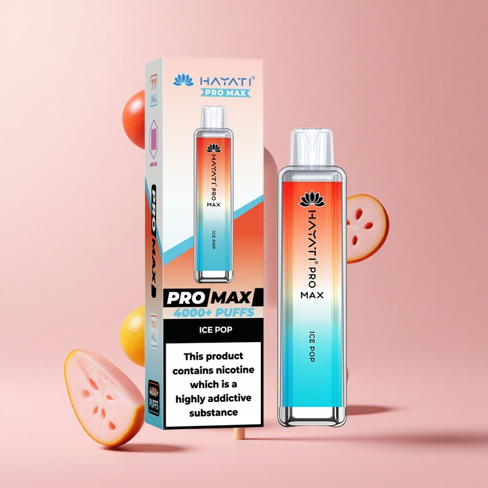 Ice Pop Hayati Pro Max 4000 Puffs Rechargeable Mesh Disposable Vape