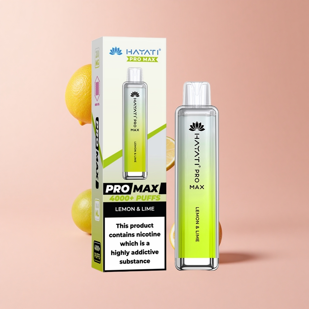 Lemon & Lime Hayati Pro Max 4000 Puffs Rechargeable Mesh Disposable Vape