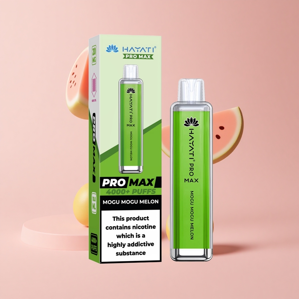 Mogu Mogu Melon Hayati Pro Max 4000 Puffs Rechargeable LED Disposable Vape