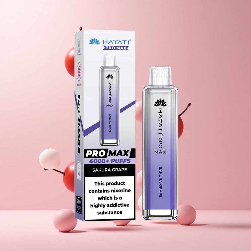 Sakura Grape Hayati Pro Max 4000 Puffs Dual Mesh Rechargeable