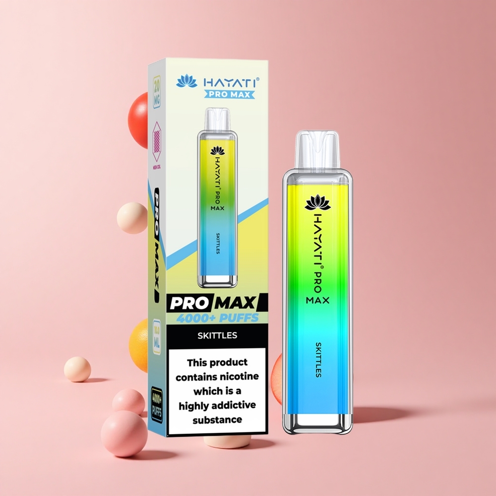 Skittles Hayati Pro Max 4000 Puffs Rechargeable Disposable Vape