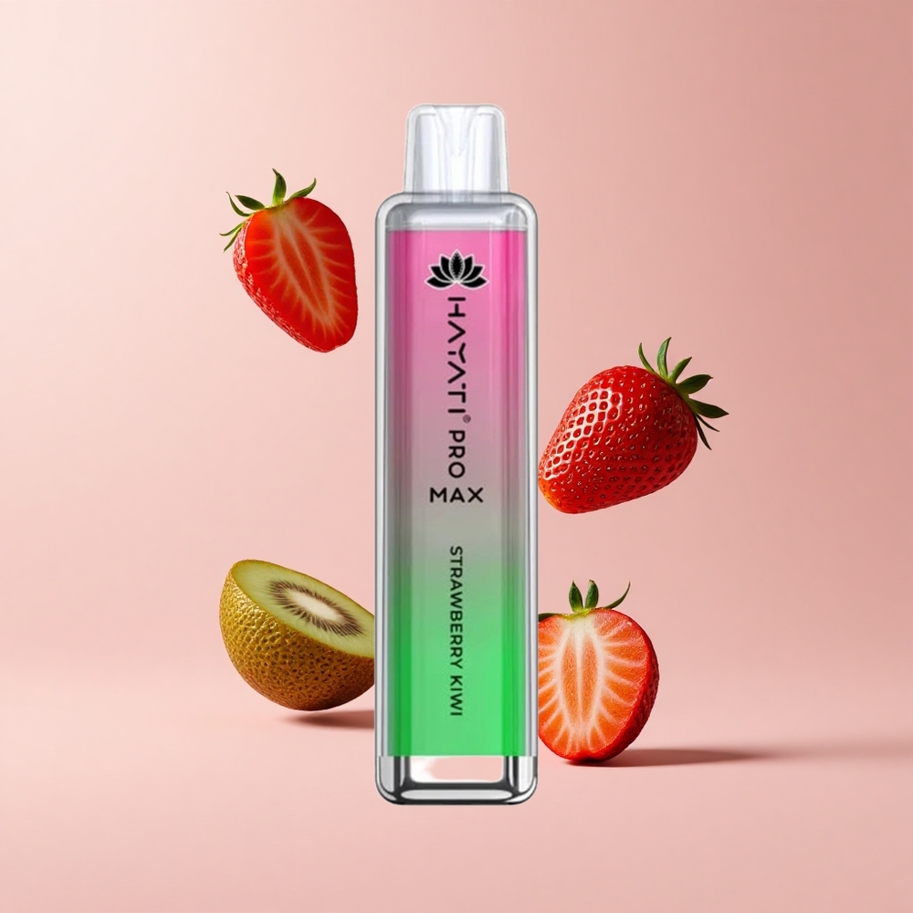 Strawberry Kiwi Hayati Pro Max 4000 Puffs Rechargeable Disposable Vape
