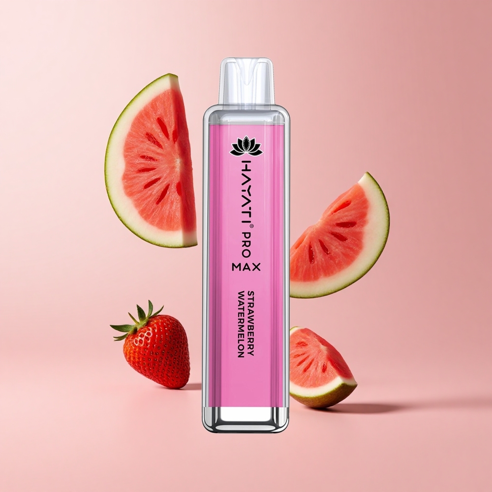 Strawberry Watermelon Hayati Pro Max 4000 Puffs Dual Mesh Rechargeable