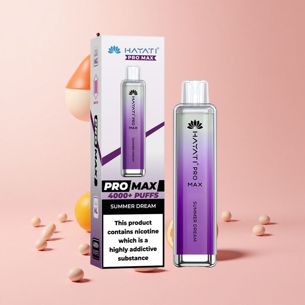Summer Dream Hayati Pro Max 4000 Puffs Rechargeable Disposable Vape