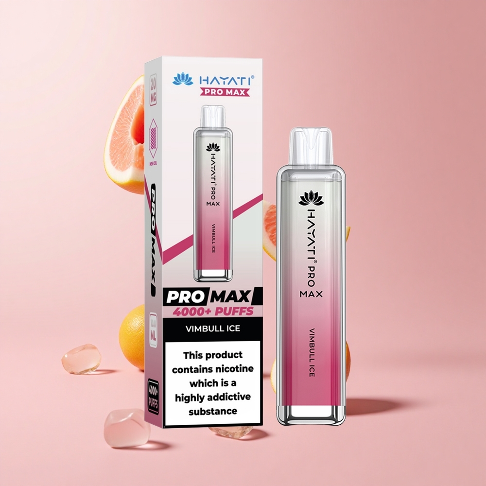 Vimbull Ice Hayati Pro Max 4000 Puffs Rechargeable Mesh Disposable Vape