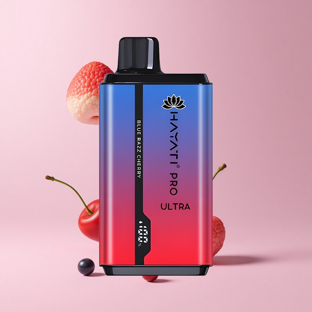 Blue Razz Cherry Hayati Pro Ultra 15000 Puffs 2 12ml 2% Nicotine
