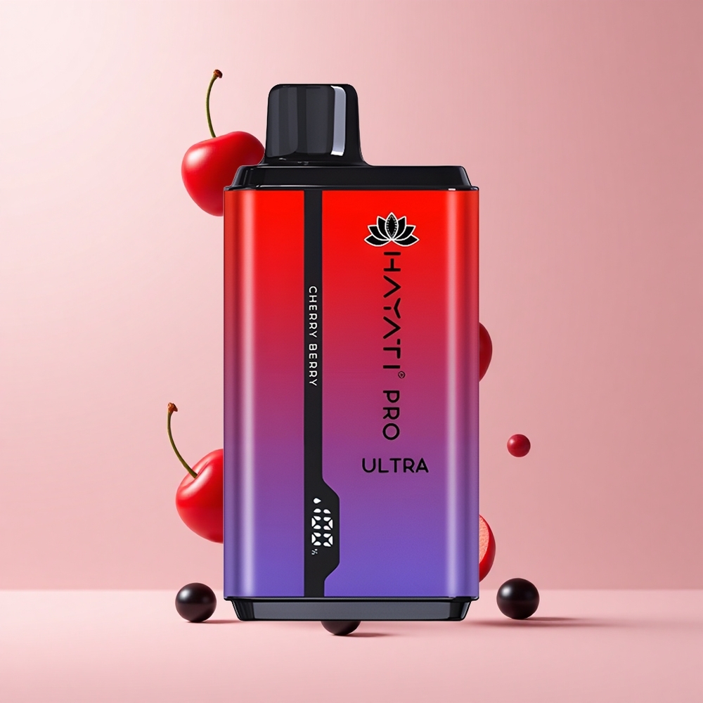 Cherry Berry Hayati Pro Ultra 15000 Puffs 2 12ml 2% Nicotine