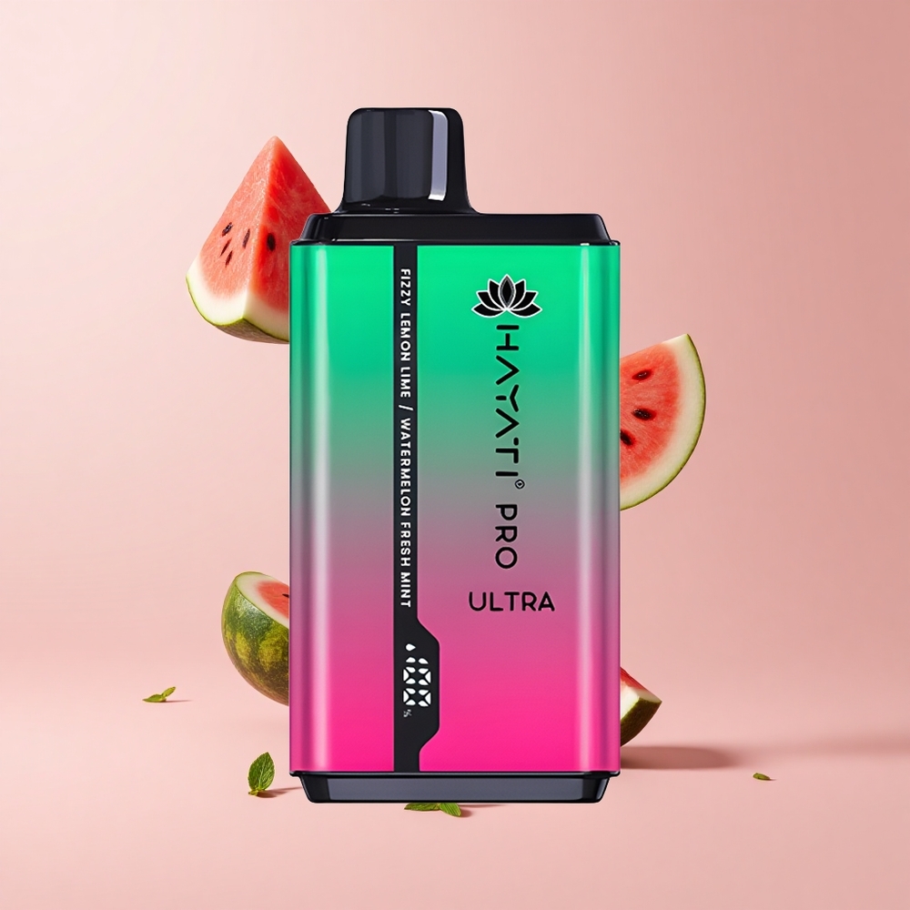 Fizzy Lemon & Lime Hayati Pro Ultra 15000 Puffs 2 12ml 2% Nicotine