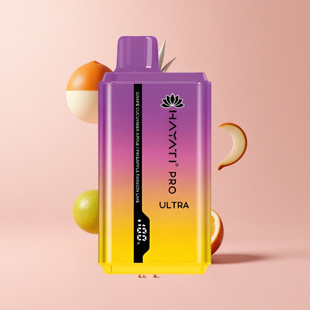 Grape Cucumber Apple Hayati Pro Ultra 15000 Puffs 850mAh 2 12ml 2% Nicotine